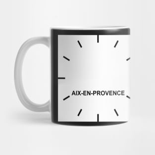 AIX-EN-PROVENCE Time Zone Wall clock Mug